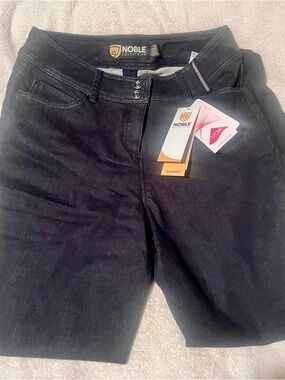 Noble Equestrian Women's Dark Denim riding breeches